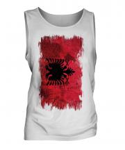 Albania Grunge Flag Mens Vest