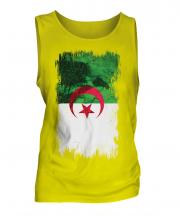 Algeria Grunge Flag Mens Vest