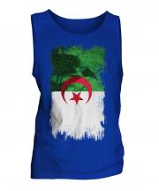 Algeria Grunge Flag Mens Vest