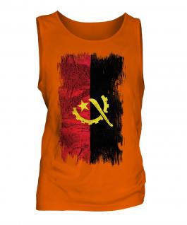 Angola Grunge Flag Mens Vest