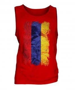 Armenia Grunge Flag Mens Vest