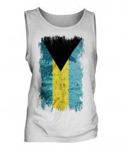 Bahamas Grunge Flag Mens Vest