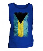 Bahamas Grunge Flag Mens Vest