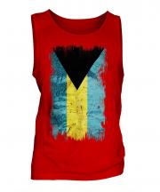 Bahamas Grunge Flag Mens Vest