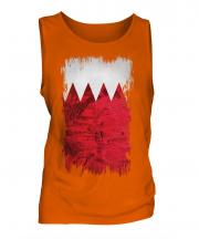 Bahrain Grunge Flag Mens Vest