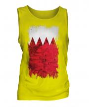 Bahrain Grunge Flag Mens Vest