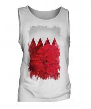 Bahrain Grunge Flag Mens Vest