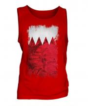 Bahrain Grunge Flag Mens Vest