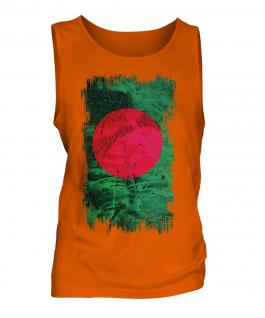 Bangladesh Grunge Flag Mens Vest