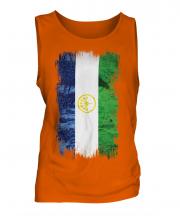 Bashkortostan Grunge Flag Mens Vest