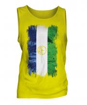 Bashkortostan Grunge Flag Mens Vest