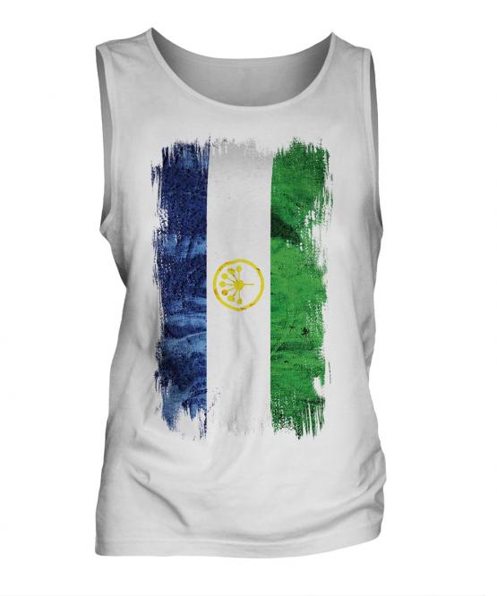 Bashkortostan Grunge Flag Mens Vest