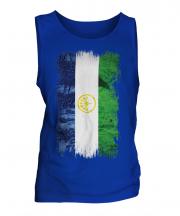 Bashkortostan Grunge Flag Mens Vest