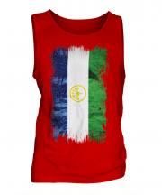 Bashkortostan Grunge Flag Mens Vest