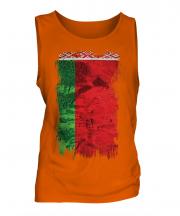 Belarus Grunge Flag Mens Vest