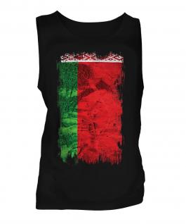 Belarus Grunge Flag Mens Vest