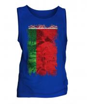 Belarus Grunge Flag Mens Vest