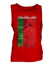 Belarus Grunge Flag Mens Vest