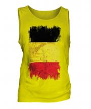 Belgium Grunge Flag Mens Vest