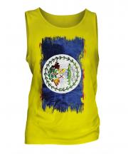 Belize Grunge Flag Mens Vest