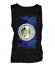 Belize Grunge Flag Mens Vest