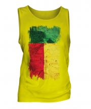 Benin Grunge Flag Mens Vest