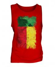 Benin Grunge Flag Mens Vest