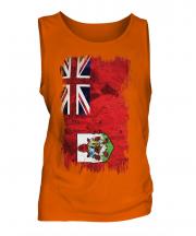 Bermuda Grunge Flag Mens Vest