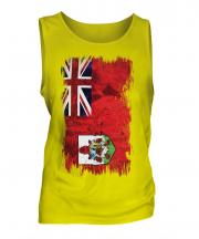 Bermuda Grunge Flag Mens Vest