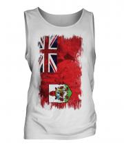 Bermuda Grunge Flag Mens Vest
