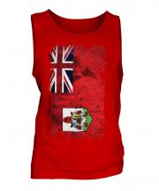 Bermuda Grunge Flag Mens Vest