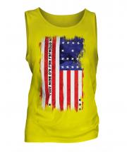 Bikini Atoll Grunge Flag Mens Vest