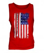 Bikini Atoll Grunge Flag Mens Vest