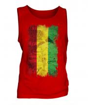 Bolivia Grunge Flag Mens Vest