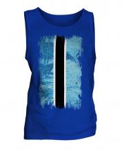 Botswana Grunge Flag Mens Vest