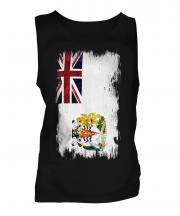 British Antartic Territory Grunge Flag Mens Vest