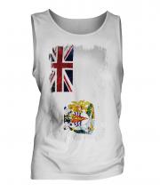 British Antartic Territory Grunge Flag Mens Vest