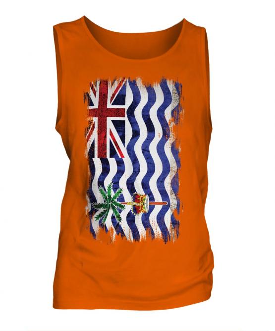 British Indian Ocean Territory Grunge Flag Mens Vest