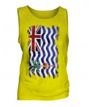 British Indian Ocean Territory Grunge Flag Mens Vest