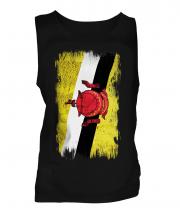Brunei Grunge Flag Mens Vest