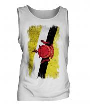 Brunei Grunge Flag Mens Vest
