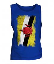 Brunei Grunge Flag Mens Vest