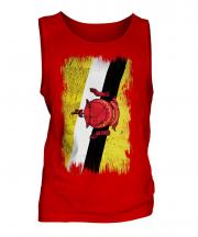 Brunei Grunge Flag Mens Vest