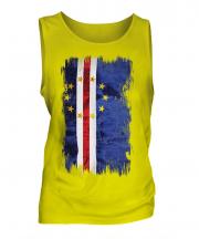 Cape Verde Grunge Flag Mens Vest