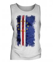 Cape Verde Grunge Flag Mens Vest