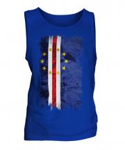 Cape Verde Grunge Flag Mens Vest