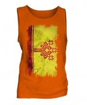 Chuvashia Grunge Flag Mens Vest