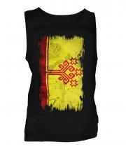 Chuvashia Grunge Flag Mens Vest