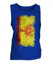 Chuvashia Grunge Flag Mens Vest