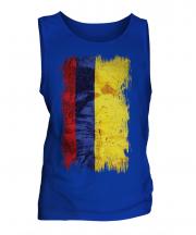 Colombia Grunge Flag Mens Vest